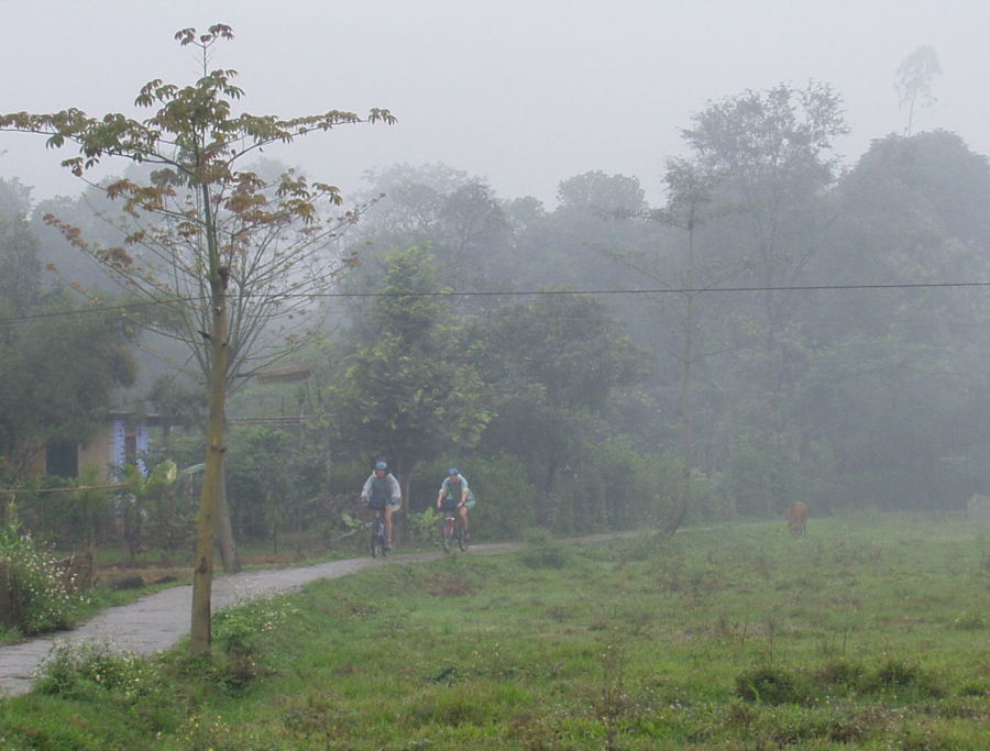 Biking in Hue