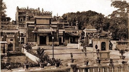 Temple of Jade Emperror on French Posctard